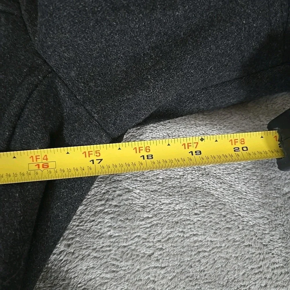 Michael Kors Coat Womens Small Gray Wool‎ Asymmetrical Belted Walker Casual